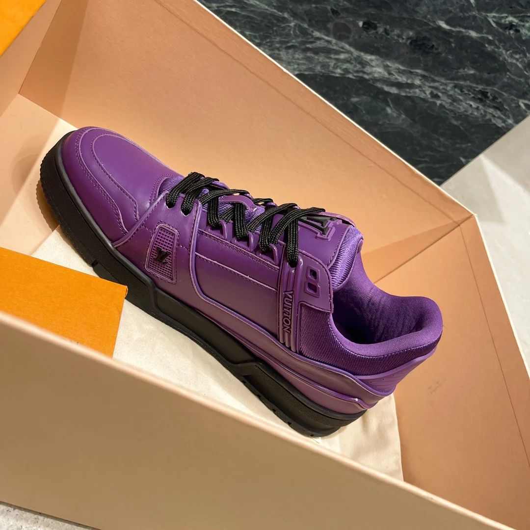 Обувь LV - LV Trainer, последняя модель - кроссовки серии Rainbow - 2