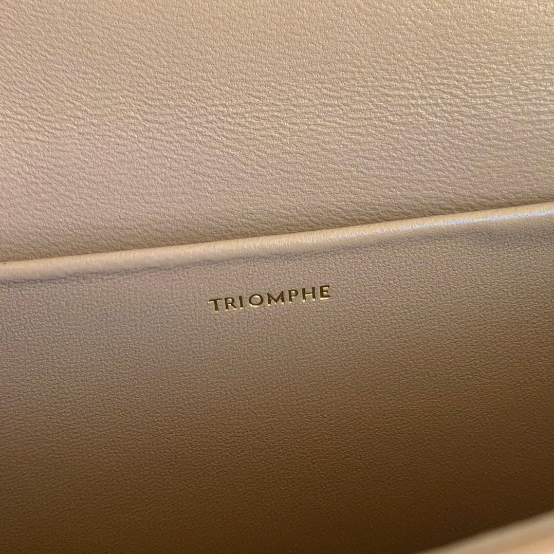 Celine - Кожаная сумка с пряжкой и цепочкой - Подмышечная сумка - Розовая