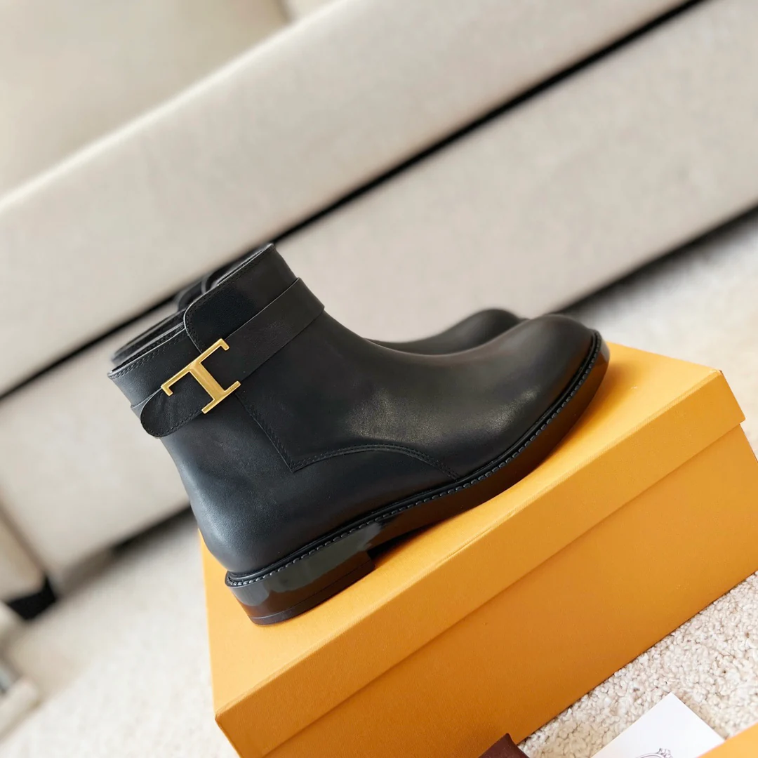 Классические кожаные ботильоны челси от Tods - T-Buck