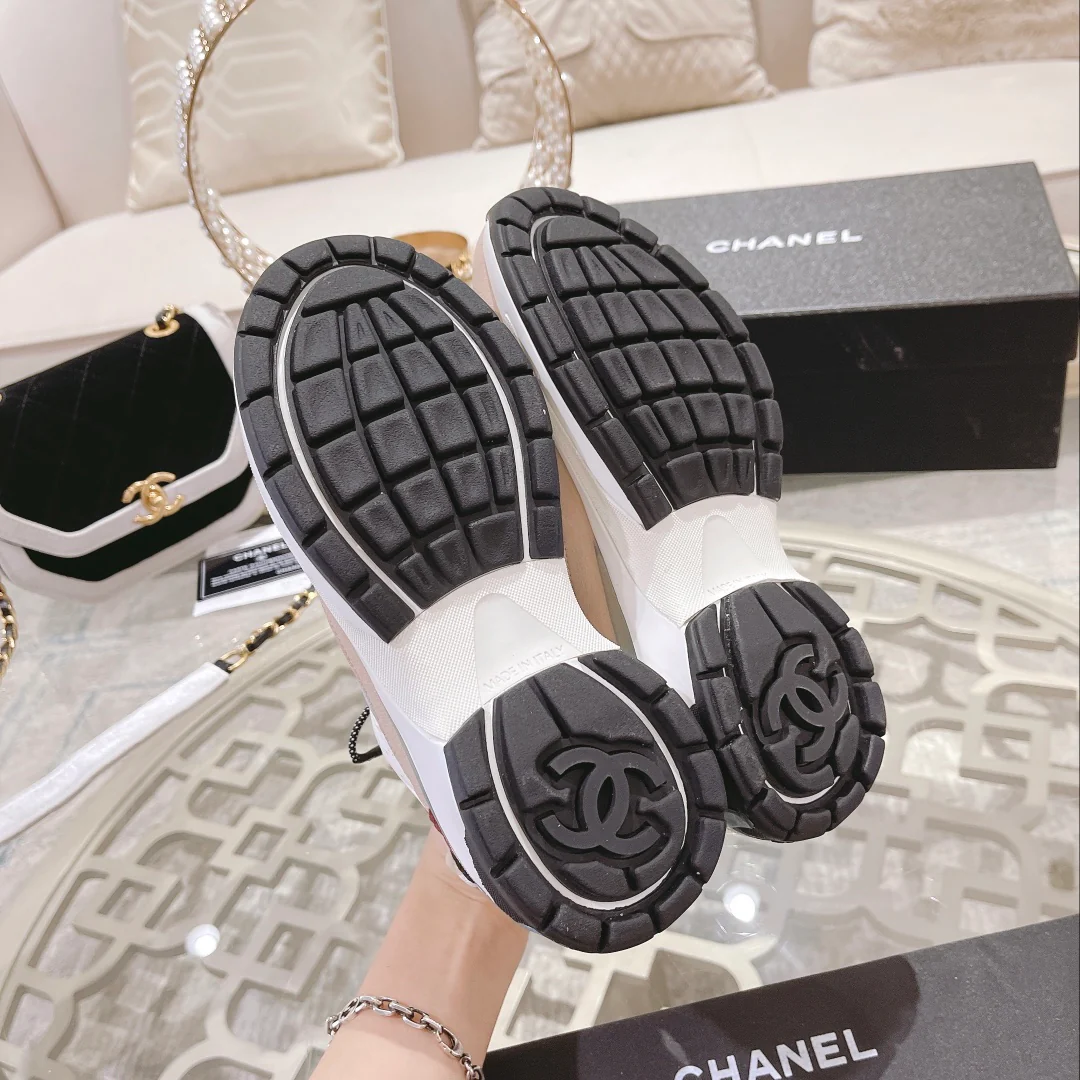 Кроссовки Chanel 22SS - розовые