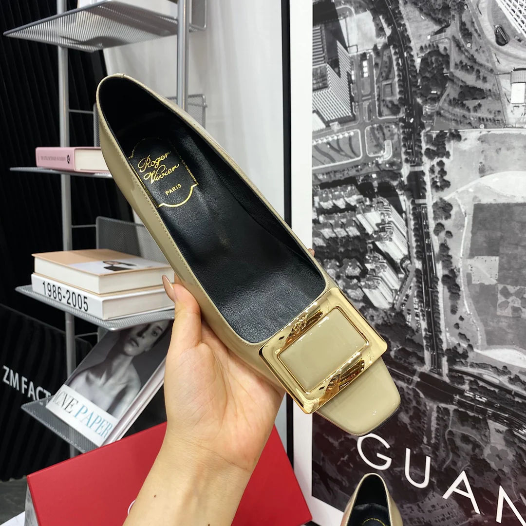 Каблук-блок RV-4-5 см - слоново-серый