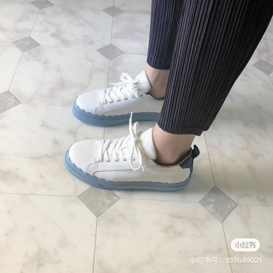 Chloe - Белые кроссовки - Кроссовки на платформе