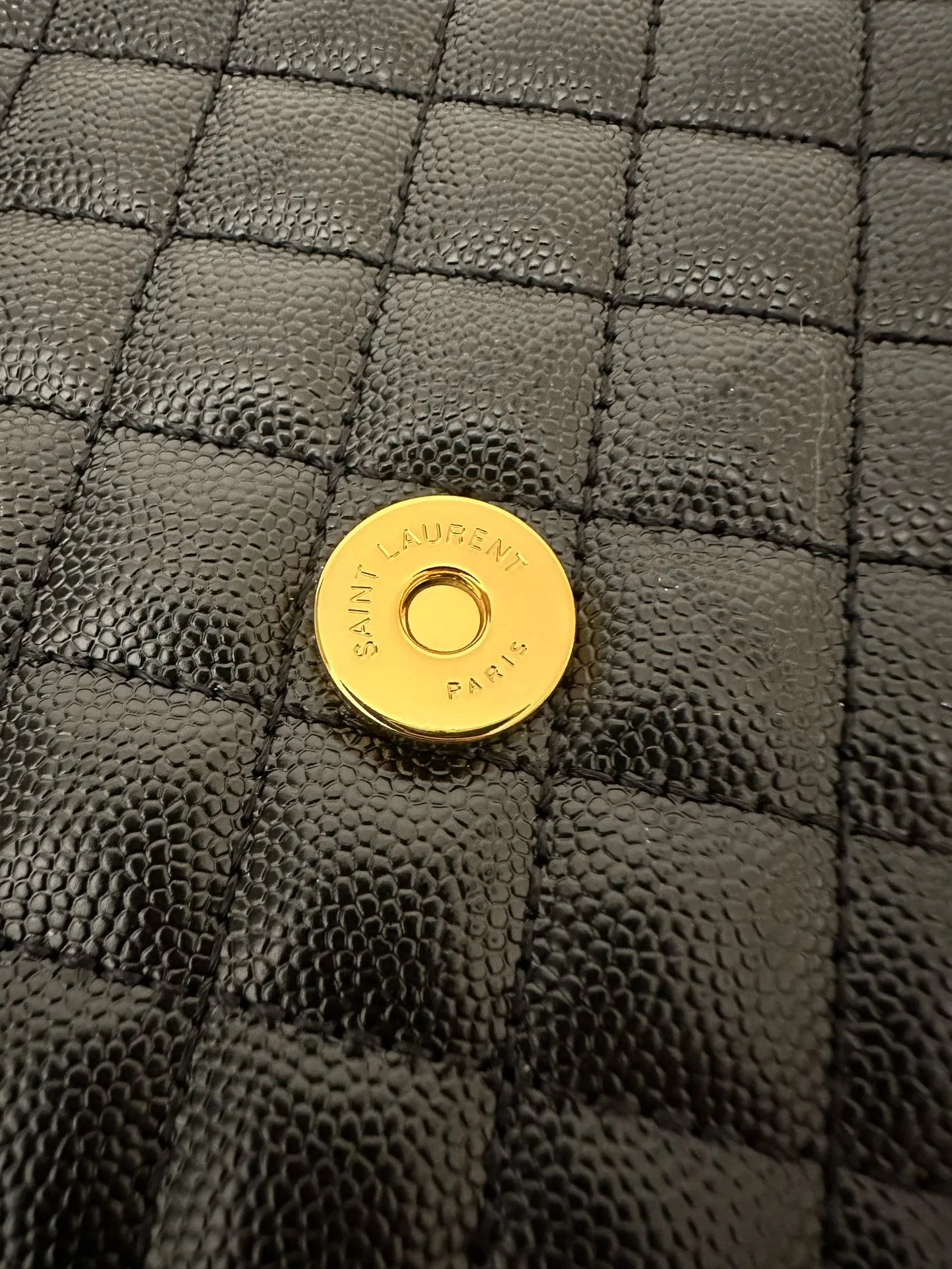 Конверт YSL - черно-золотой