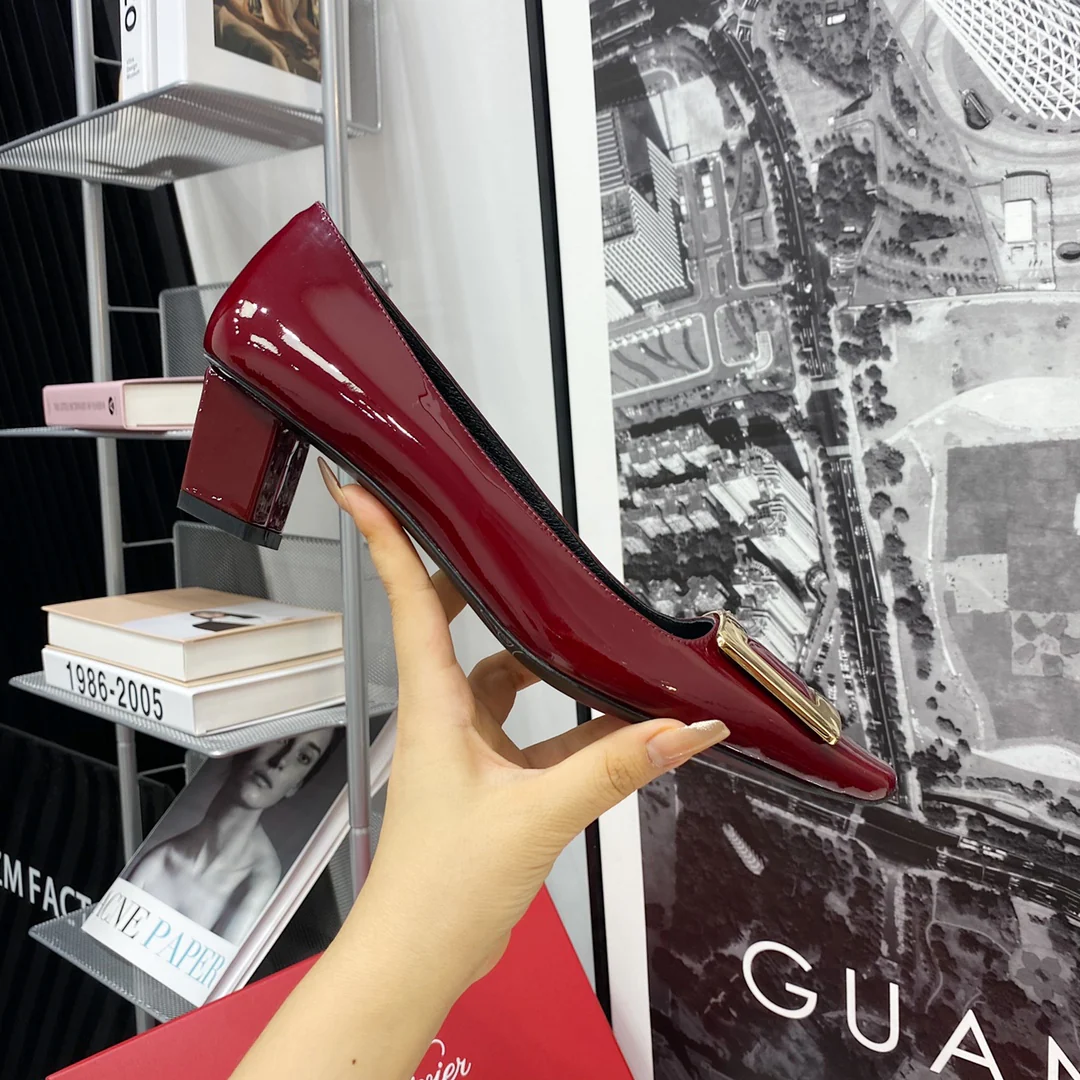 Каблук RV-4-5 см, бордовый