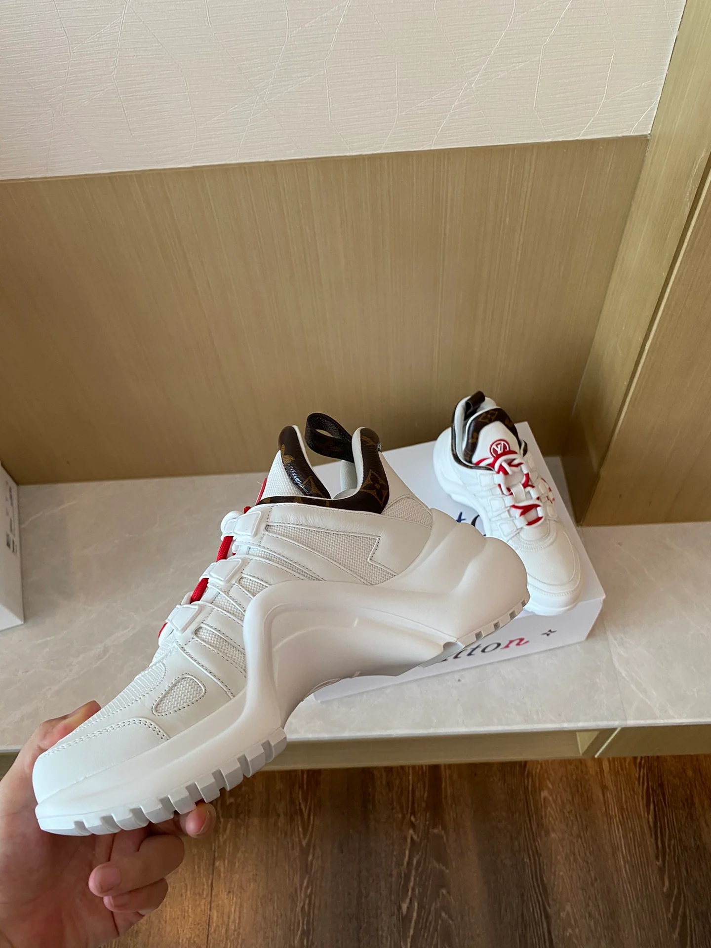 Обувь LV - кроссовки LV Trainer - 12