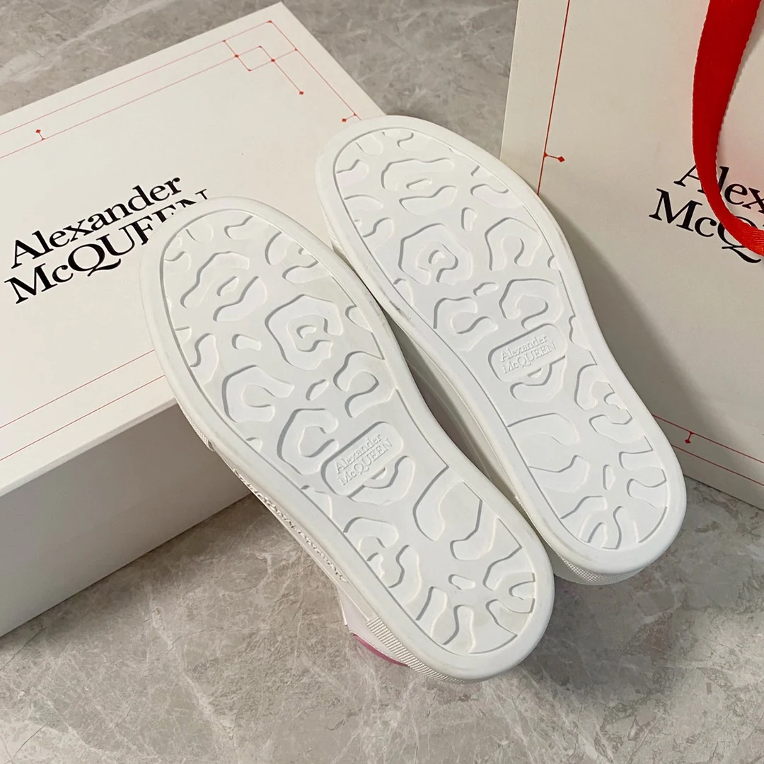 Высокие парусиновые туфли на платформе McQueen - 2 шт.