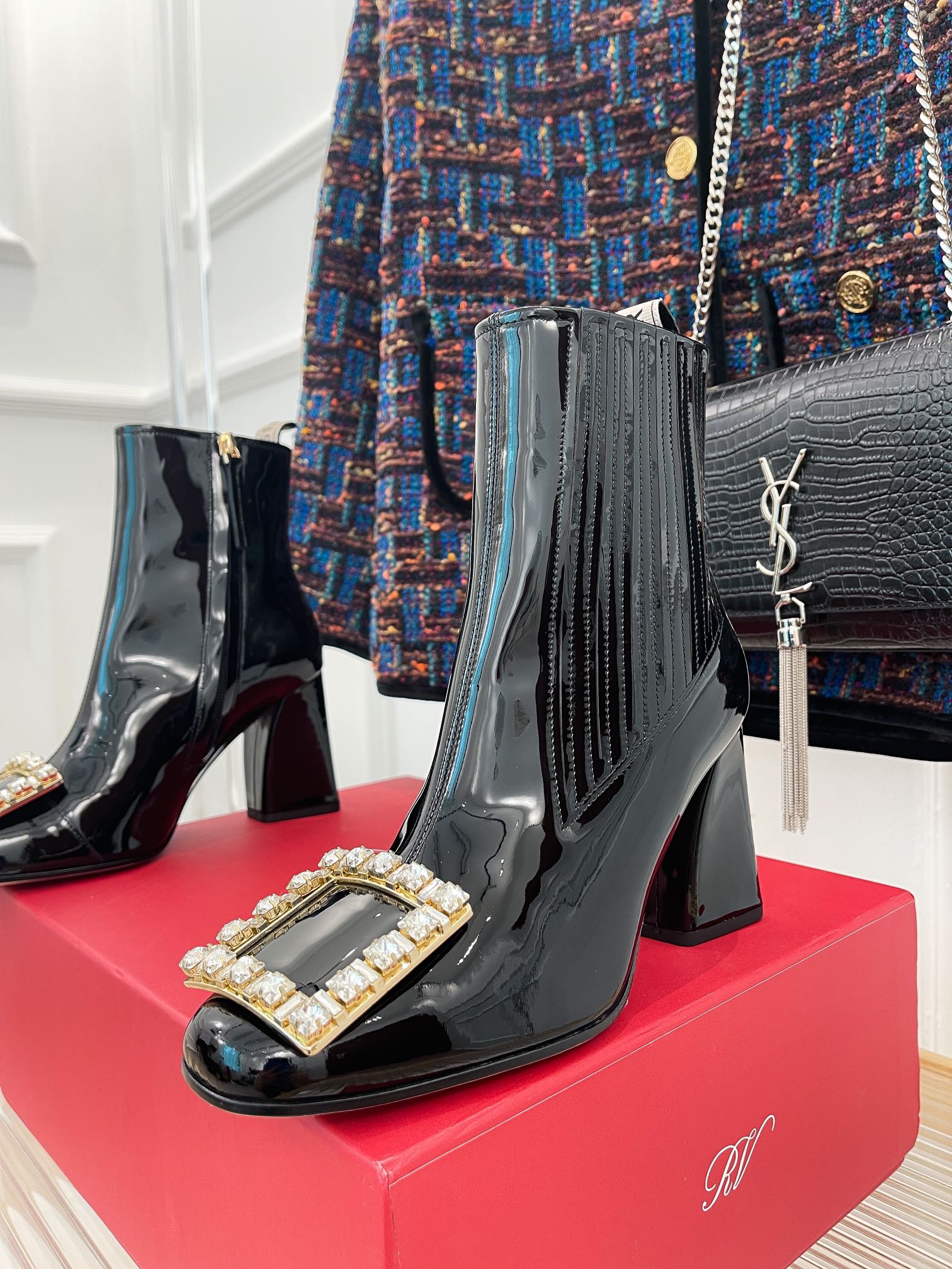 Обувь RV - Коллекция осень/зима 2022 - Высокие ботинки на массивном каблуке