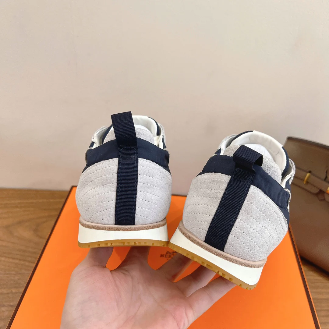 Повседневные туфли Hermes 2024 - синие