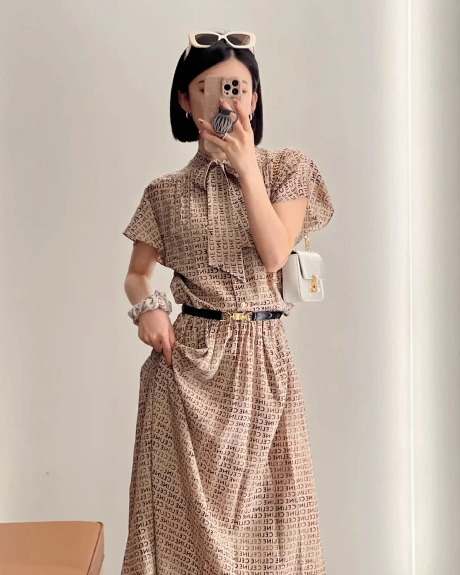 Celine - Новая сумка Celine Arc de Triomphe на цепочке - Белая