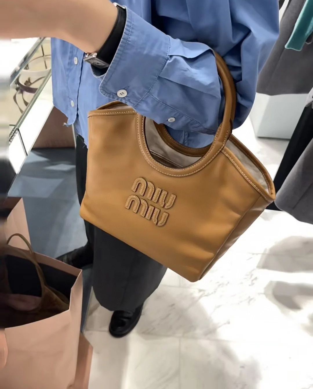 Сумка-тоут Miu Miu Ivy - Body Showcase