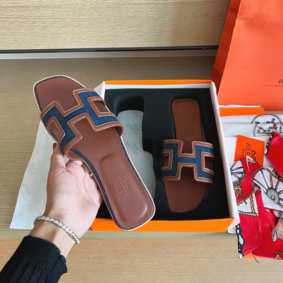 Сандалии Hermes-h Flat Sandals-6