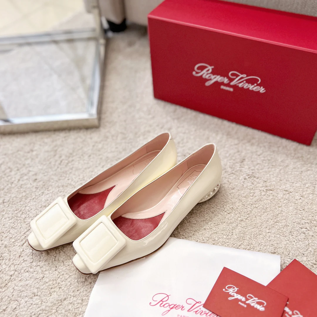 Туфли RV - туфли на каблуке со стразами и кристаллами - бежевые