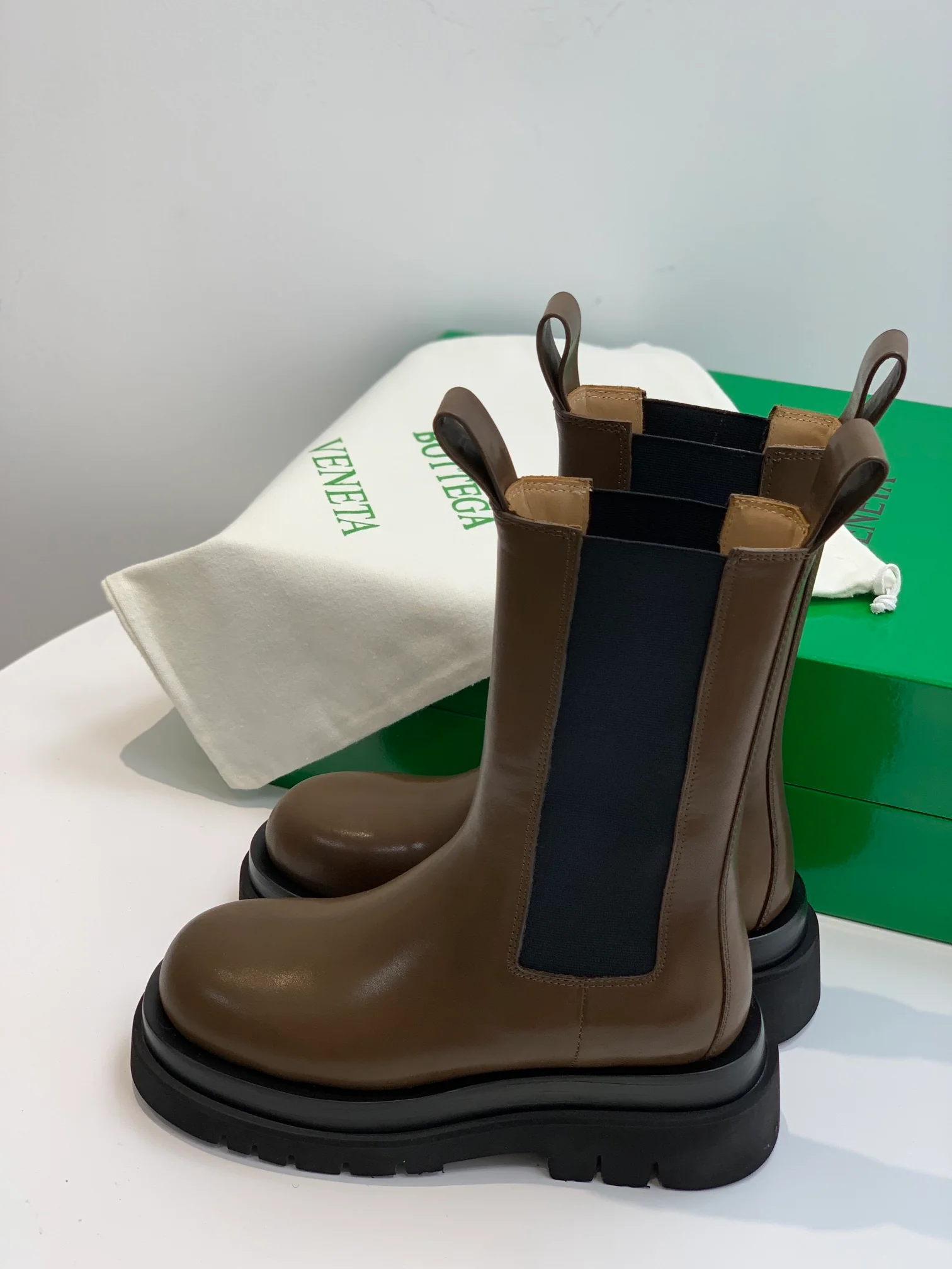 Ботильоны BV-lug - улучшенная версия - коричневые