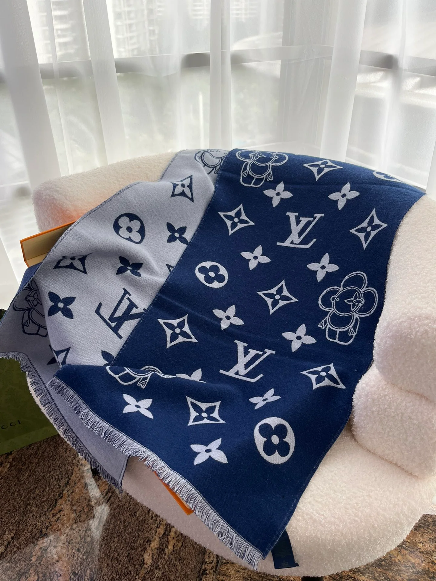 LV-100-Шарф из овечьей шерсти, 34-180 см