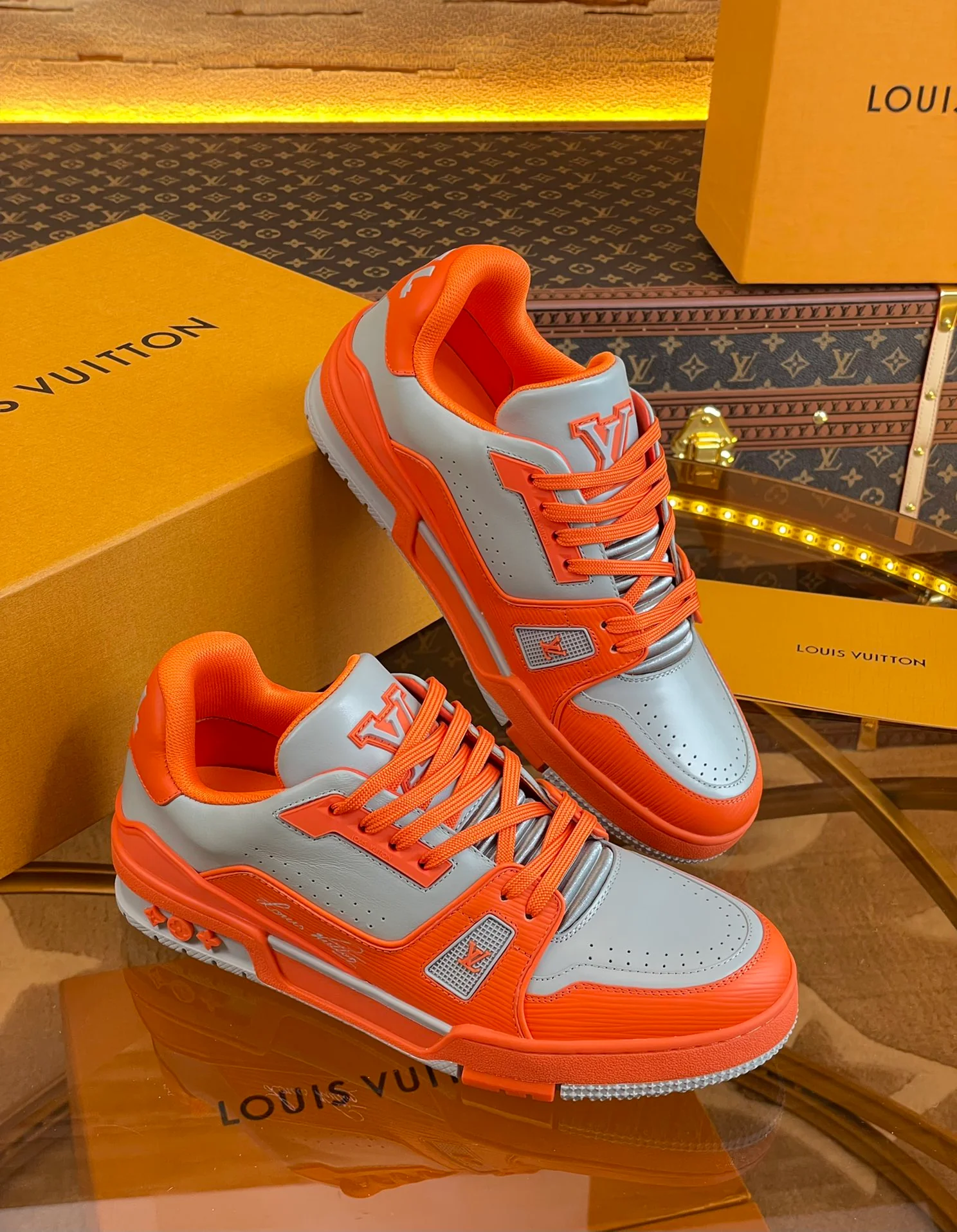 LV - Баскетбольные кроссовки на липучках - Серия кроссовок - Парный стиль - 1