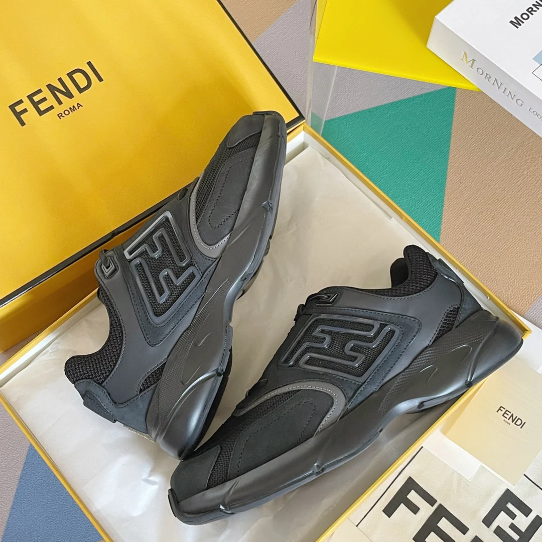 Кроссовки Fendi - Парные - Черные