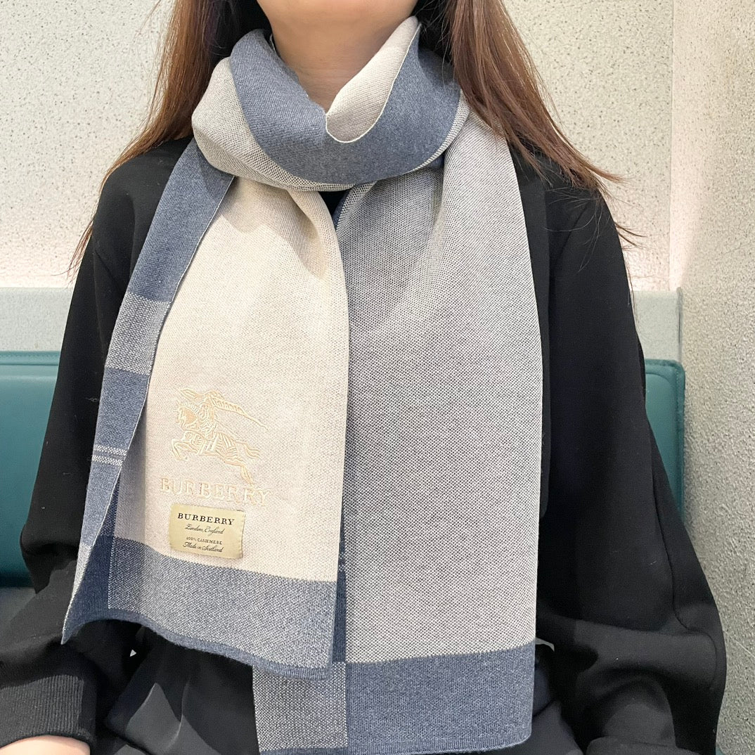 Классический клетчатый шарф Burberry 2024 - 2 шт.
