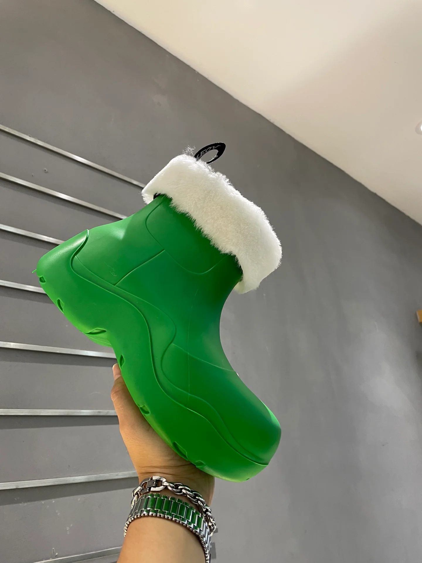 BV - Шерстяные зимние сапоги - Зеленые