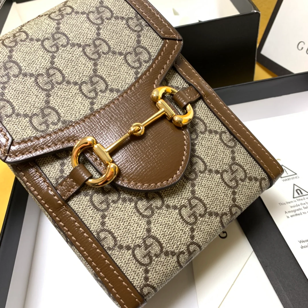 Gucci-1955马衔扣手机包