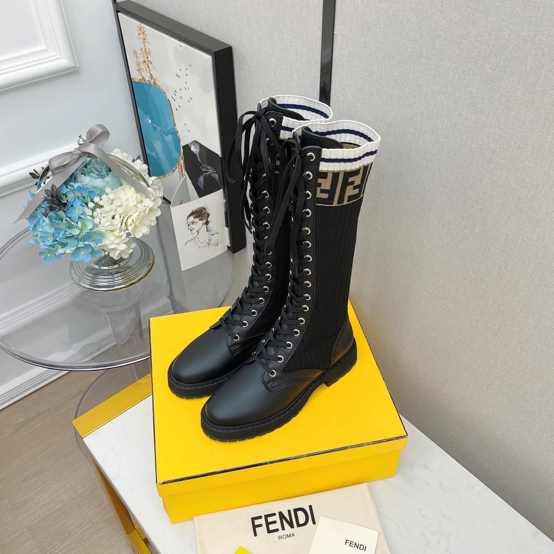 Fendi - Потрясающие ботинки на шнуровке
