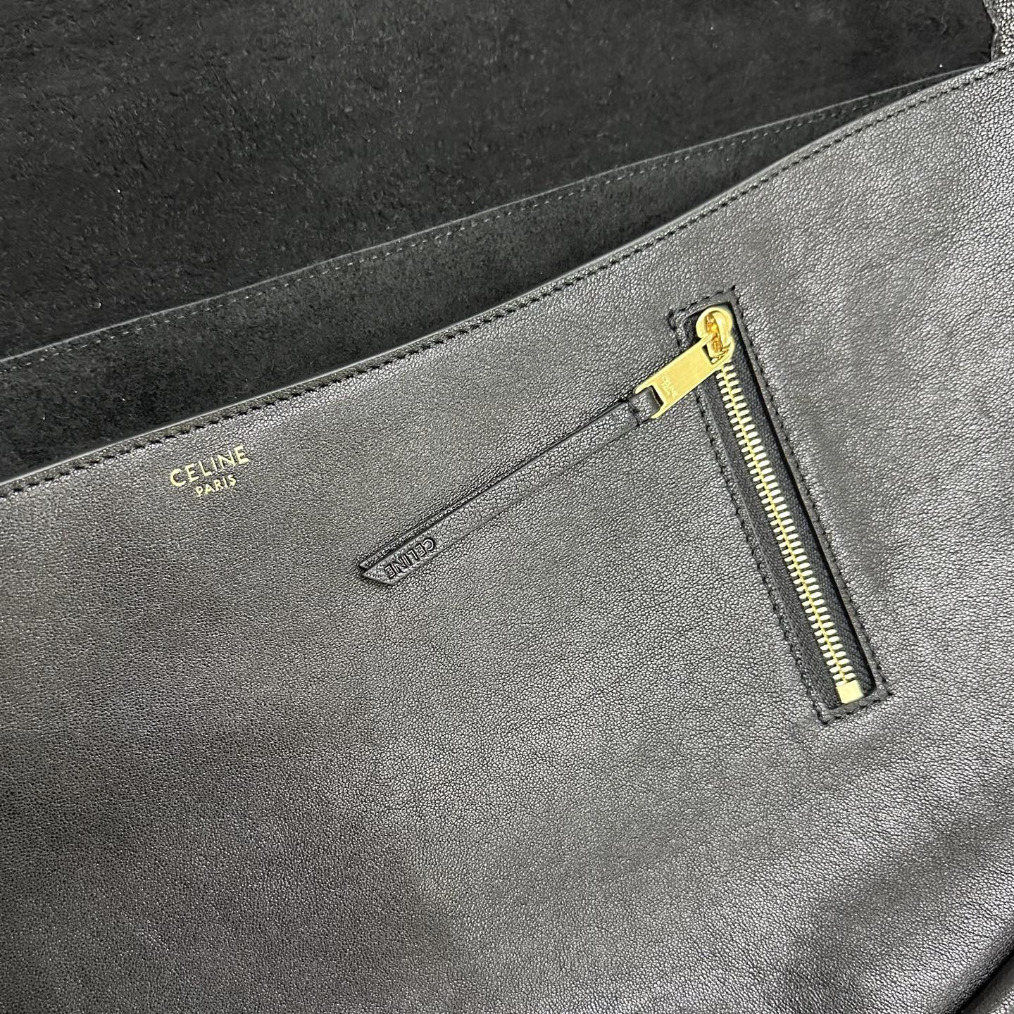 Сумка Celine Halfmoon - черная