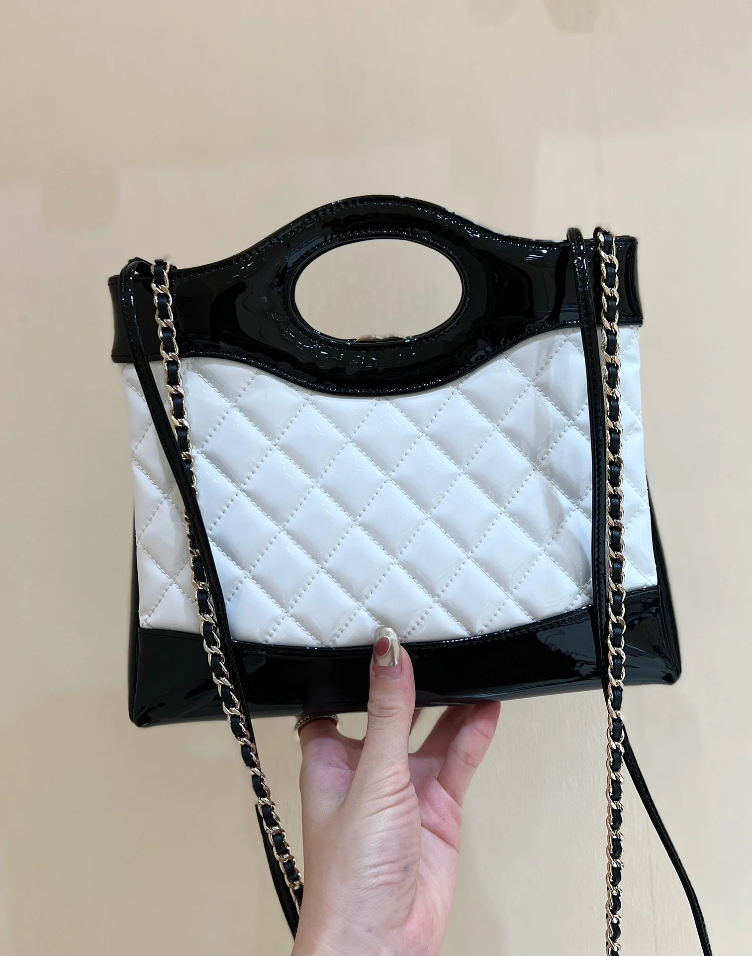 Коллекция Chanel Pre-Fall 2023 - сумка 31bag - черно-белая - мини