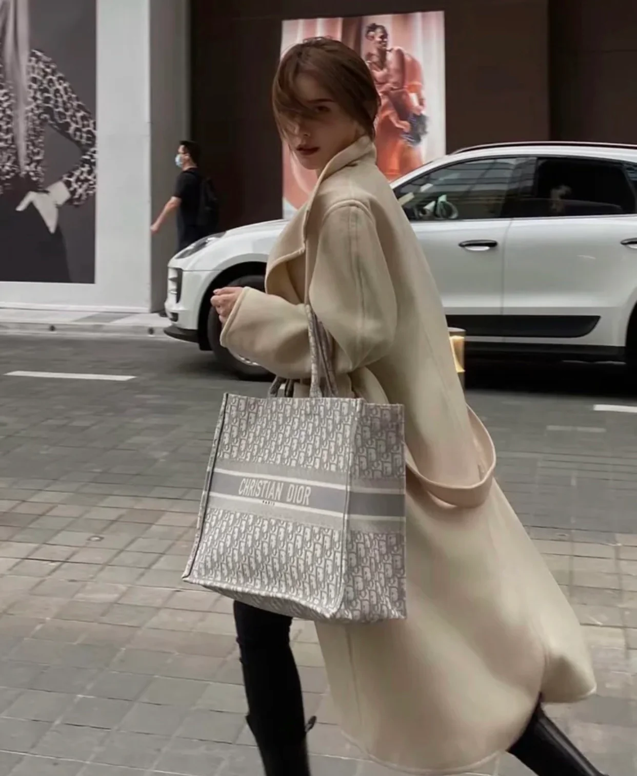 Сумка-шоппер Dior Booktote - Большая - Серая