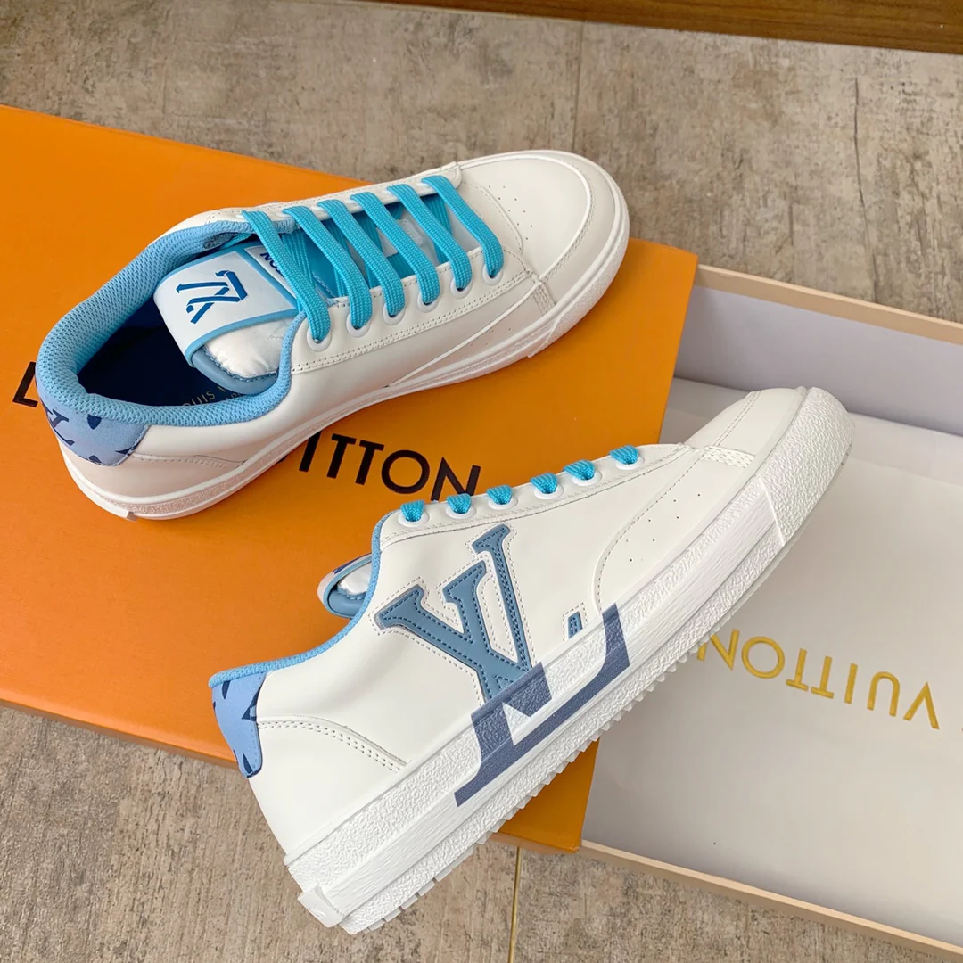 Кроссовки LV 2022 Must-Have - серия Charlie - белые и синие