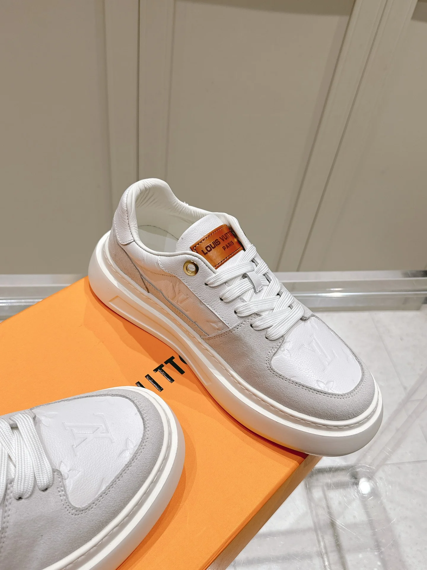 Повседневные туфли на платформе LV-2024, серые.