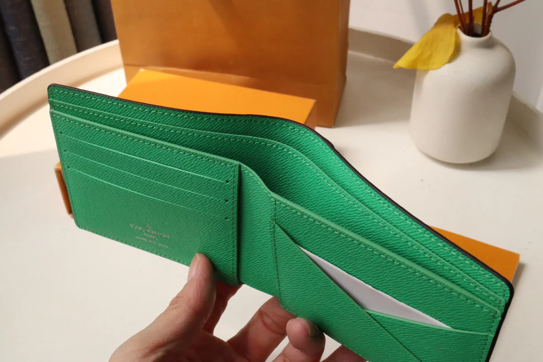 LV-m30995-многофункциональный кошелек/короткий кошелек-зеленый