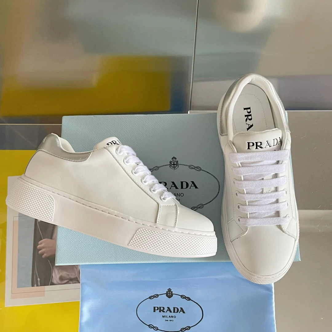 Prada - Новинки ранней весны 2022 года - Повседневные туфли на платформе - 5