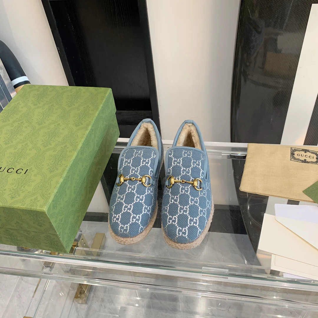 Gucci - Теплые шерстяные туфли - Модель унисекс