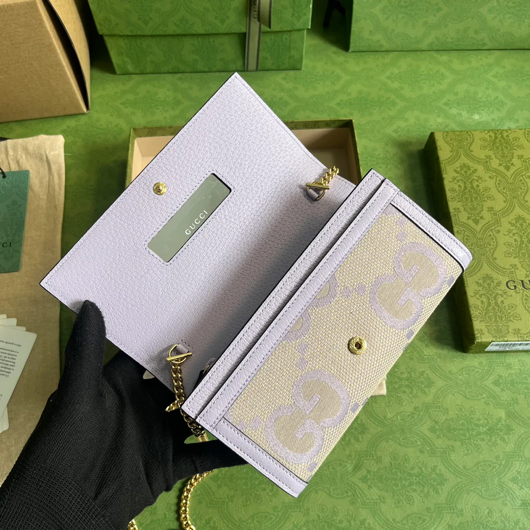 Мини-сумка Gucci-Ophidia серии Super Double G с цепочкой