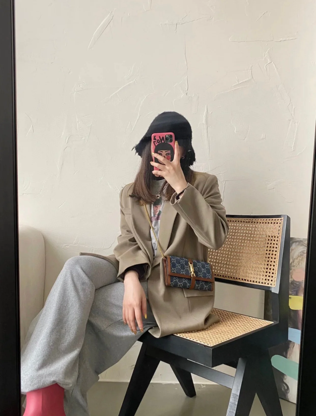 Сумка Gucci Jackie на цепочке - серия Denim