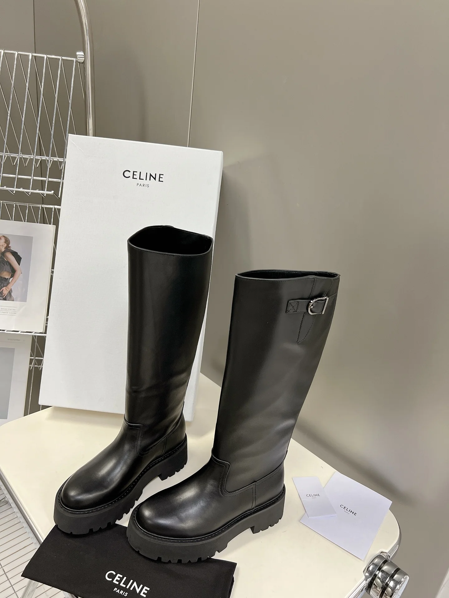 Новые высокие сапоги Celine 2022 года — размеры 35-39-40 (изготовлены на заказ)