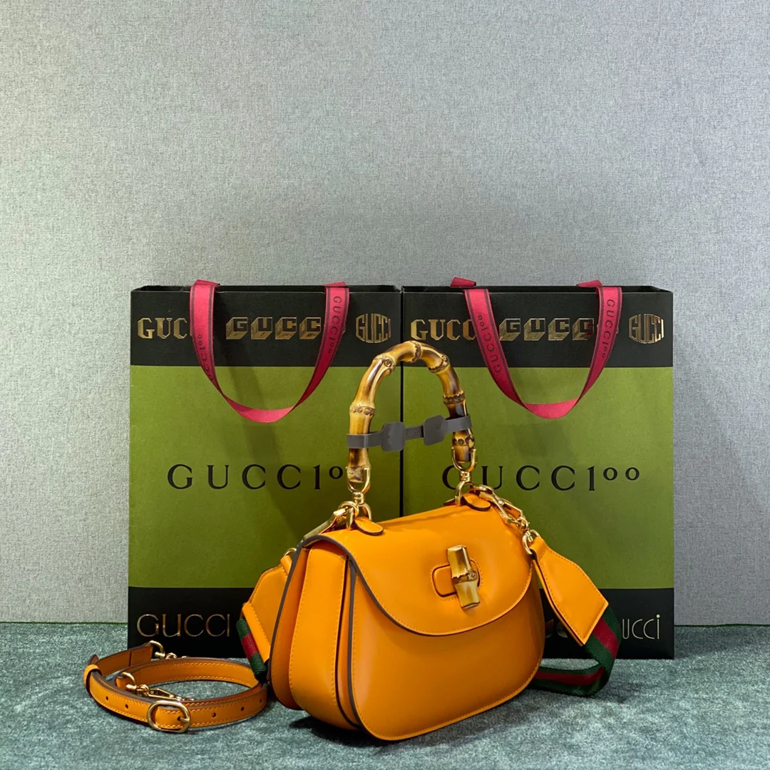 Коллекция ретро-сумок Gucci из бамбука - 4