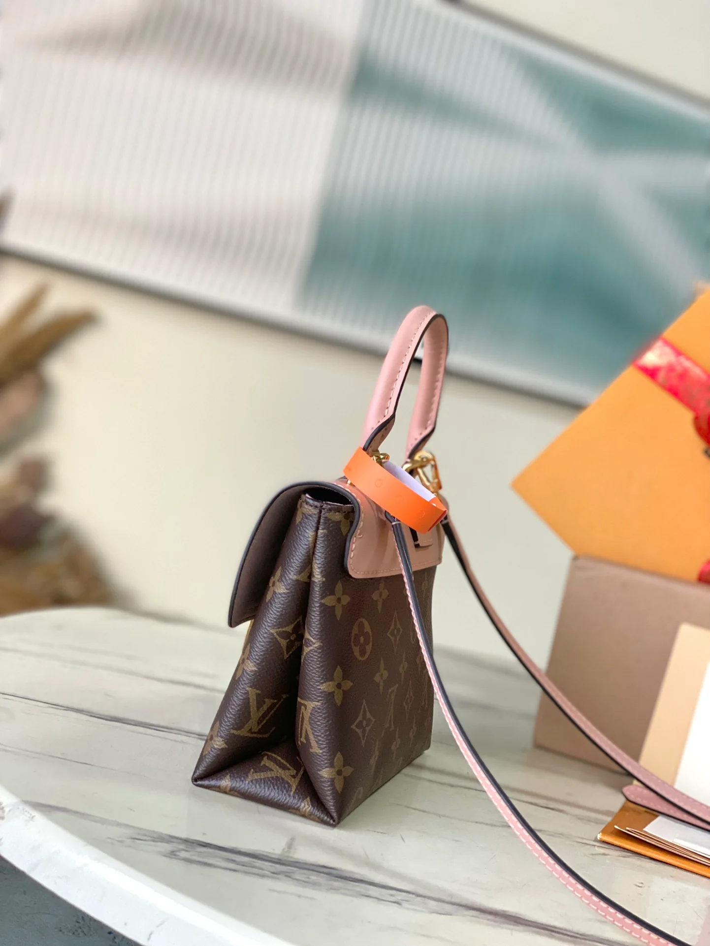 m44080-LV-locky-bb-shoulder bag-handbag-pink