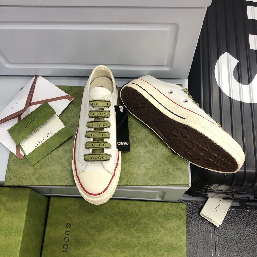 Кед Gucci из парусины - 1