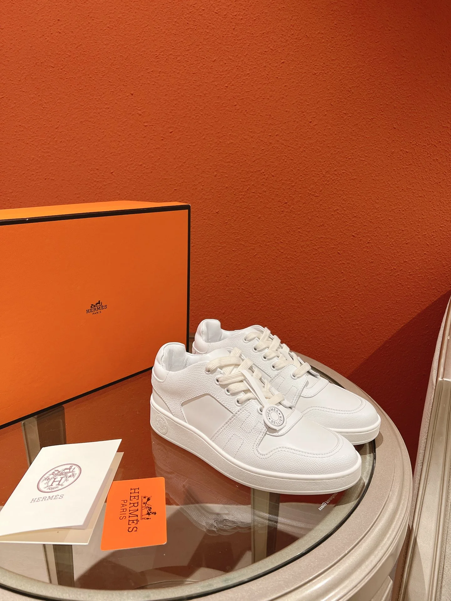 Новинка Hermes 2023 года - Кроссовки - Белые кроссовки