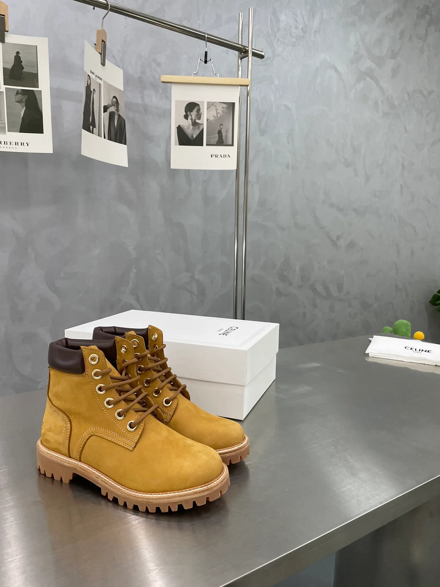 Сапоги для верховой езды Celine - унисекс - цвет хаки