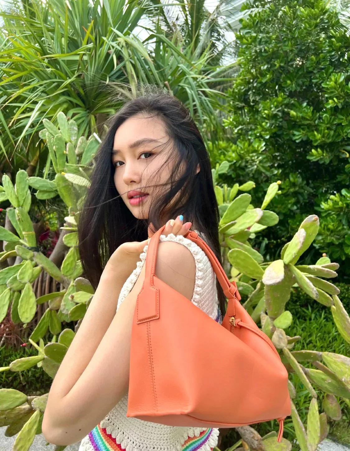 Сумка для обеда Loewe Cubi Panerai из телячьей кожи - коричневая