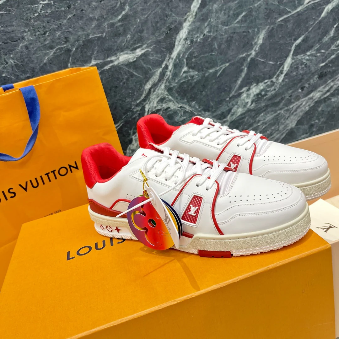 LV - Кожаные кроссовки - Повседневная обувь - Мужские - 5