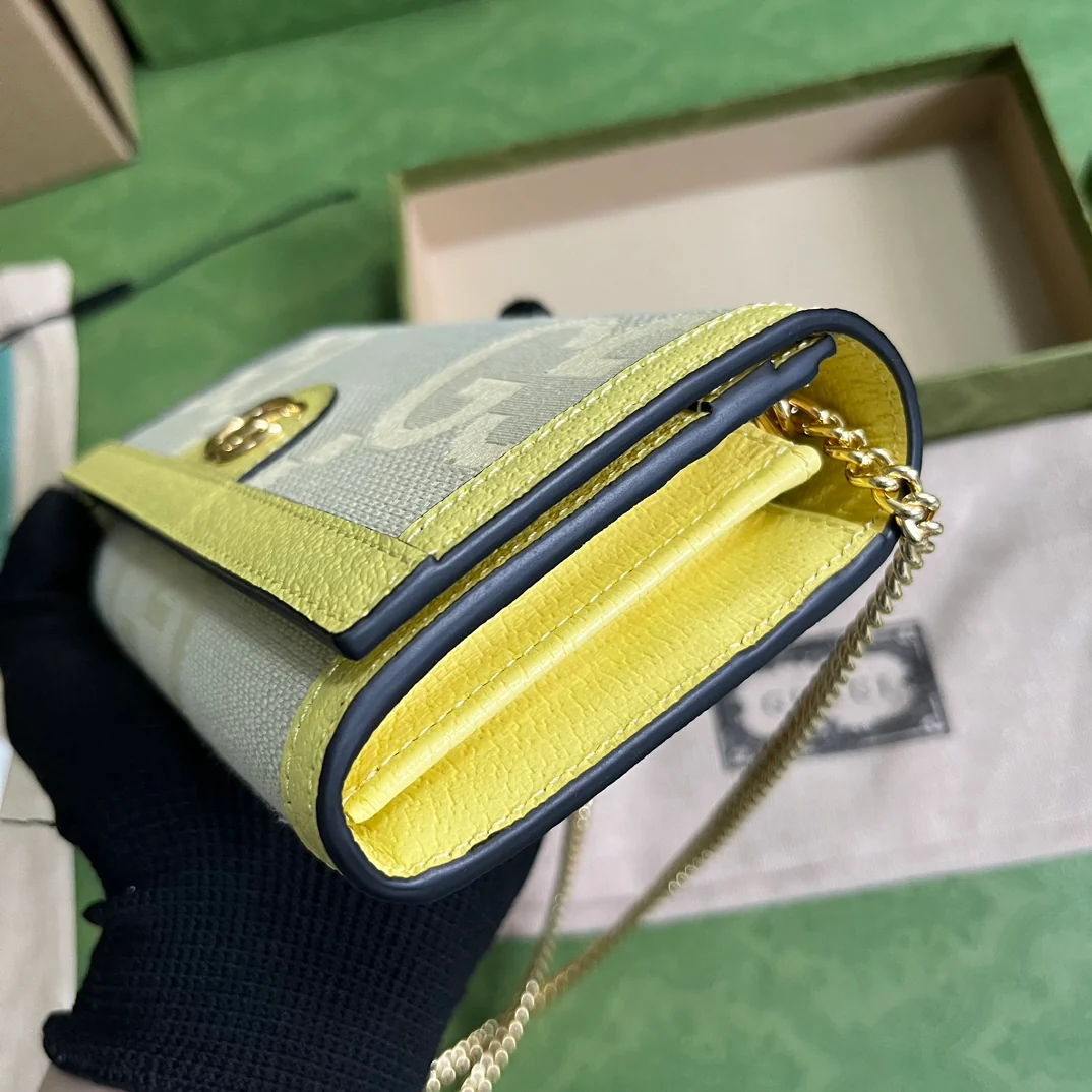 Мини-сумочка Gucci-Ophidia Series Super Double G с цепочкой - 1 шт.