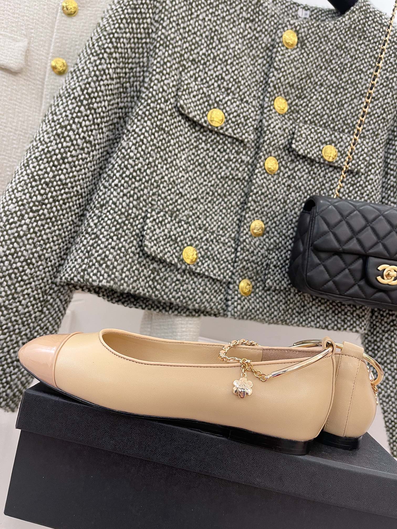 Chanel - Изысканная цепочка - Туфли Мэри Джейн - 2