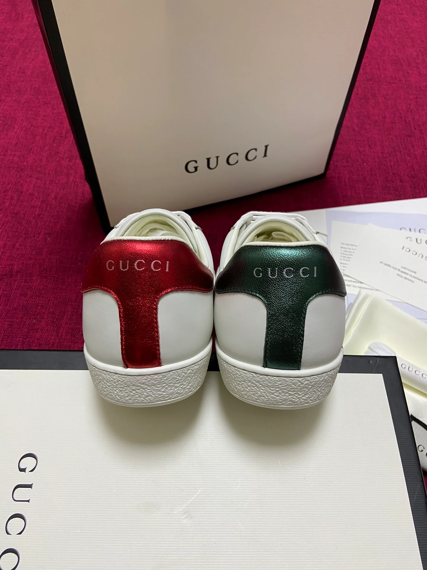 Gucci - Белые кроссовки - Кроссовки - Повседневная обувь - 10