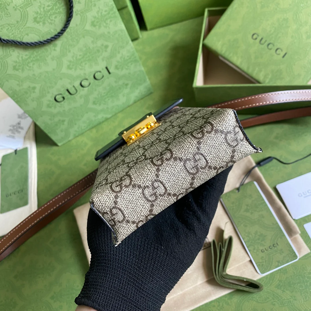 Чехол для телефона Gucci с цепочкой и замком - 1 шт.