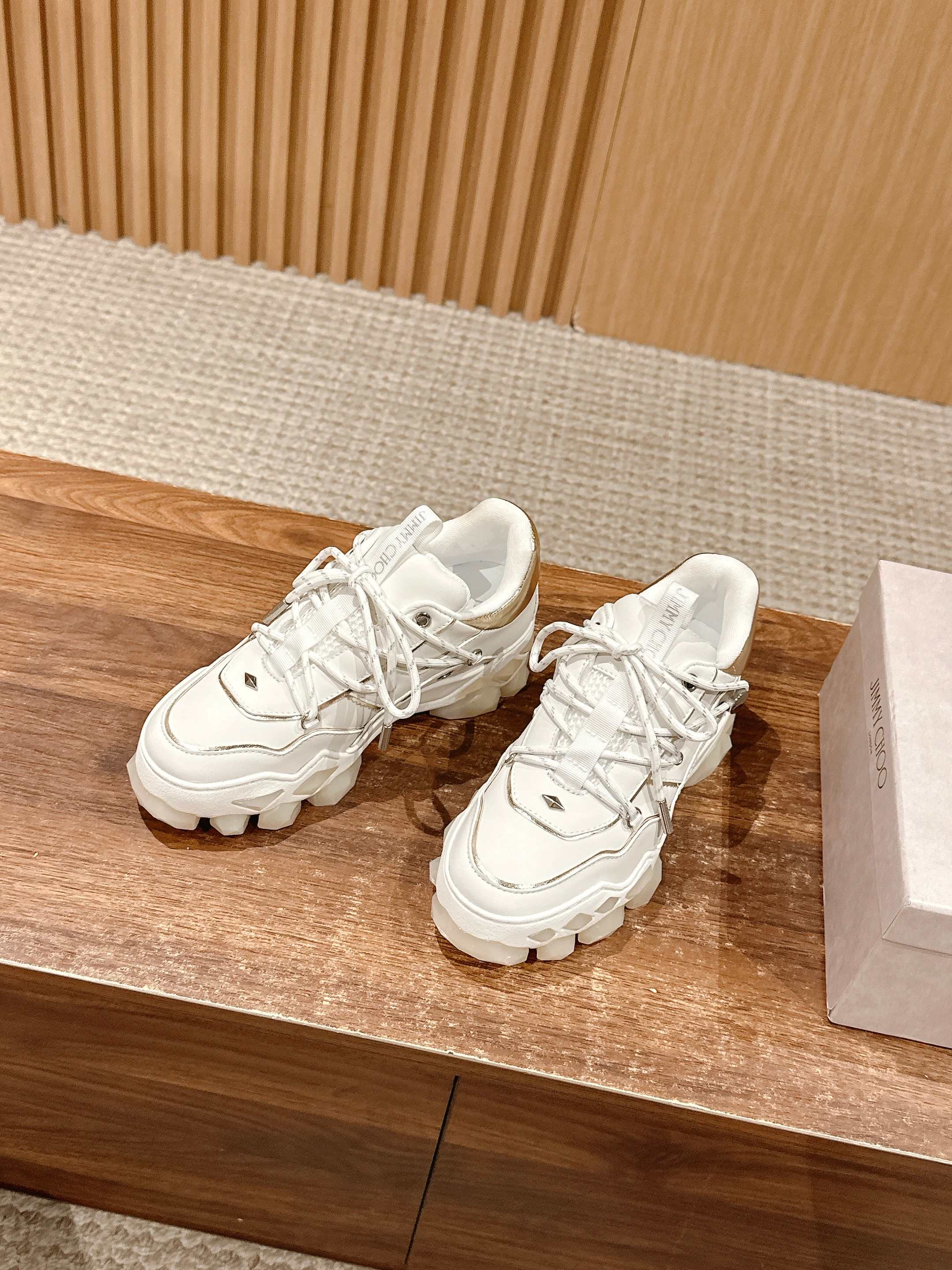 Парные кроссовки Jimmy Diamond Dad Shoes - белые