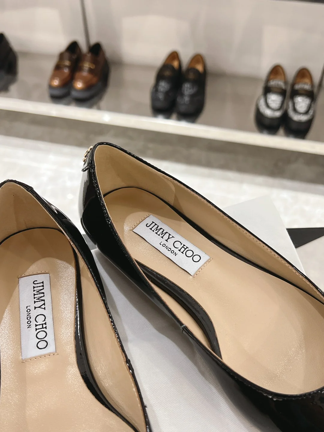 JC - 2024 - Туфли на низком каблуке - Черные