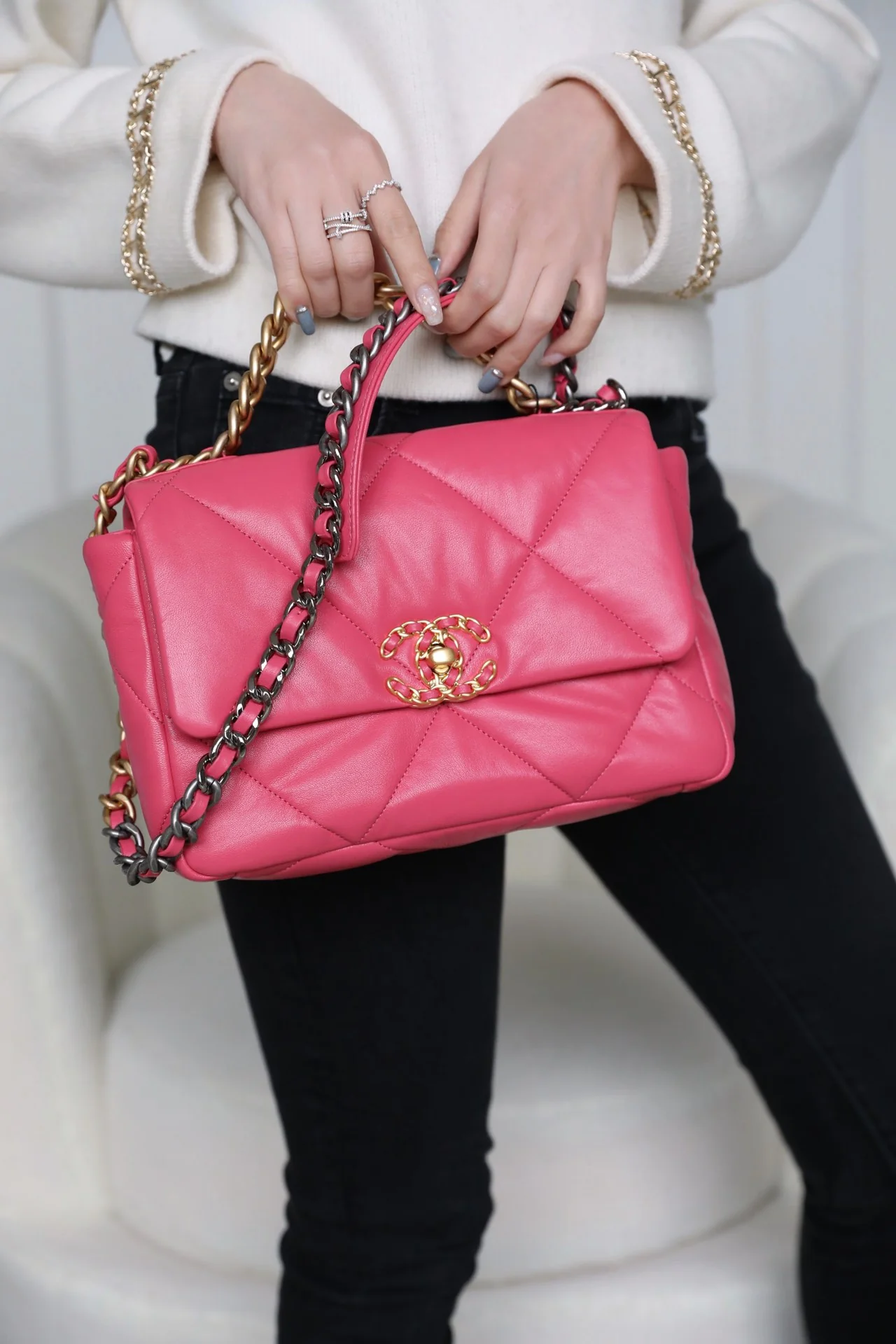 Chanel 19bag Small Lipstick Powder