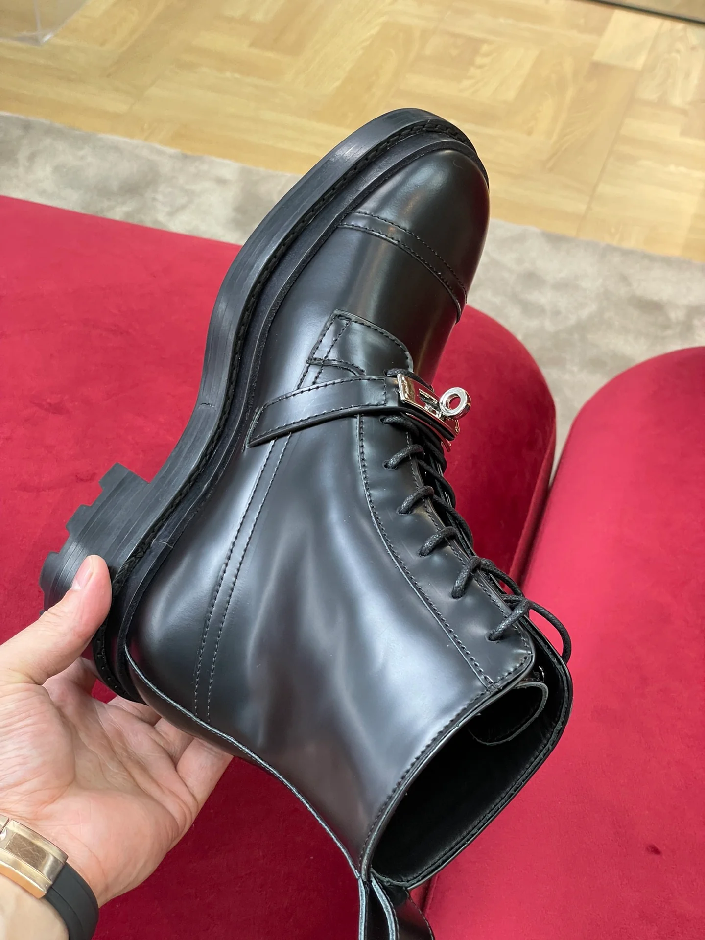 Hermes - Новинка сезона осень/зима 2022 - Ботинки Kelly Martin